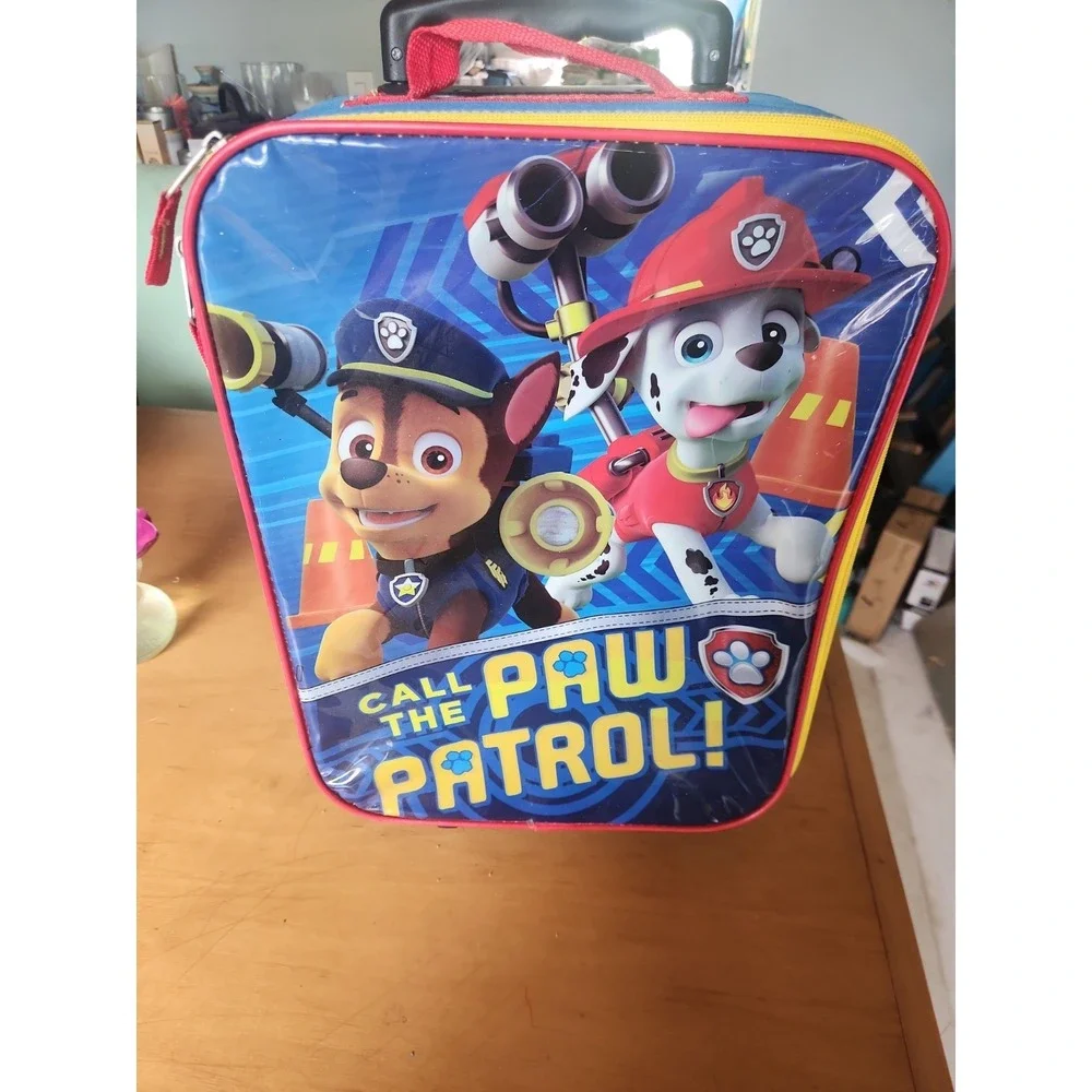 Paw Patrol Rolling Travel Suitcase-Nickelodeon Call‎ The Paw Patrol 18Lx13W